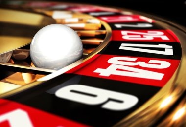 Live roulette dealer and betting interface on tablet screen